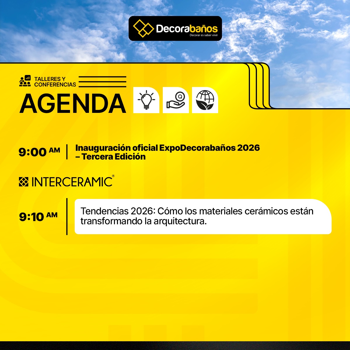 Agenda ExpoDecorabaños 2026 — slide 2