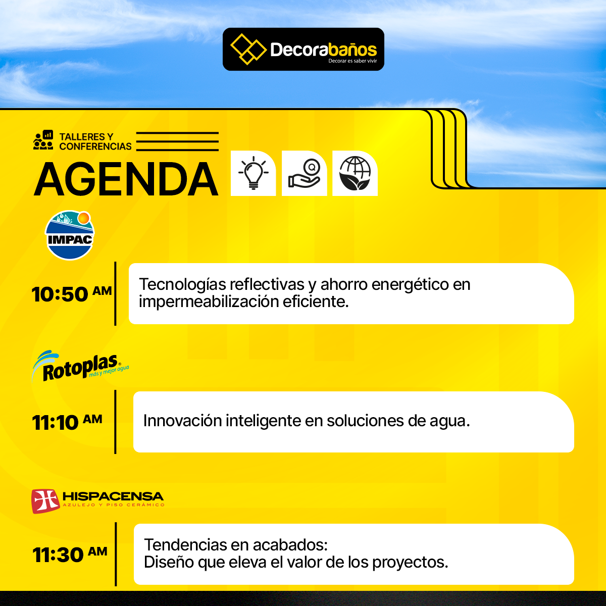Agenda ExpoDecorabaños 2026 — slide 4